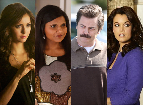 Mindy Kaling, Nina Dobrev, Nick Offerman, Bellamy Young Mindy Kaling, Nina Dobrev, Nick Offerman, Bellamy Young